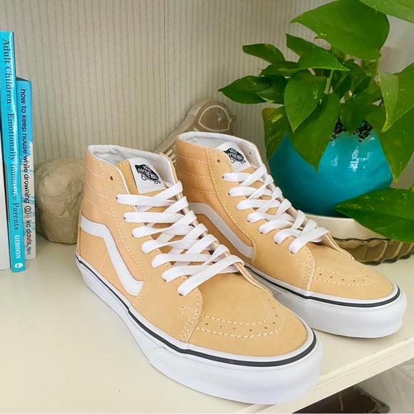 Vans | Skate Sk8-Hi Top Tapered Sneaker Color Theory Honey Peach New Women’s 9 - Picture 1 of 15